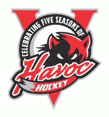 huntsville havoc 2008 anniversary logo iron on transfers for T-shirts